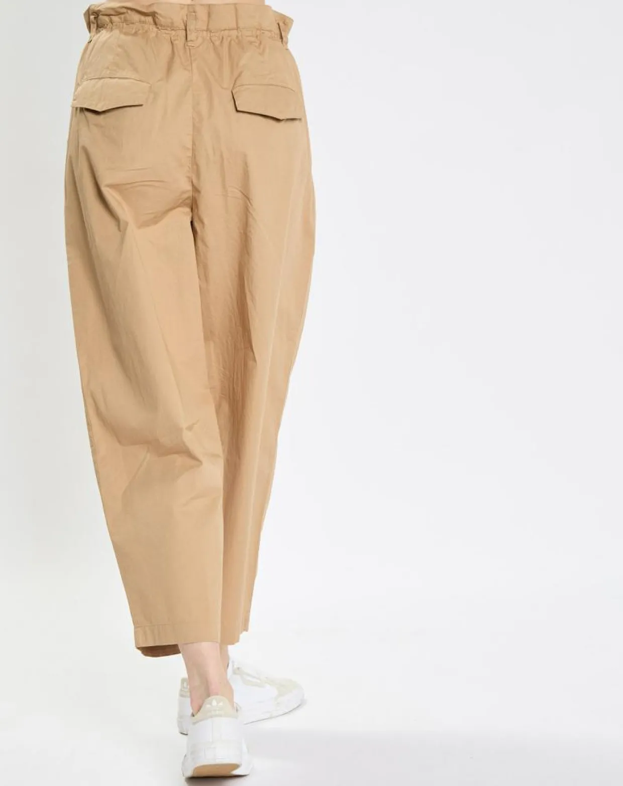 Pantalon paperbag pinces beige-Marc O'Polo New