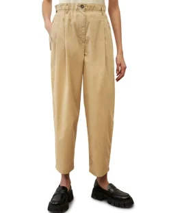 Pantalon paperbag pinces beige-Marc O'Polo New