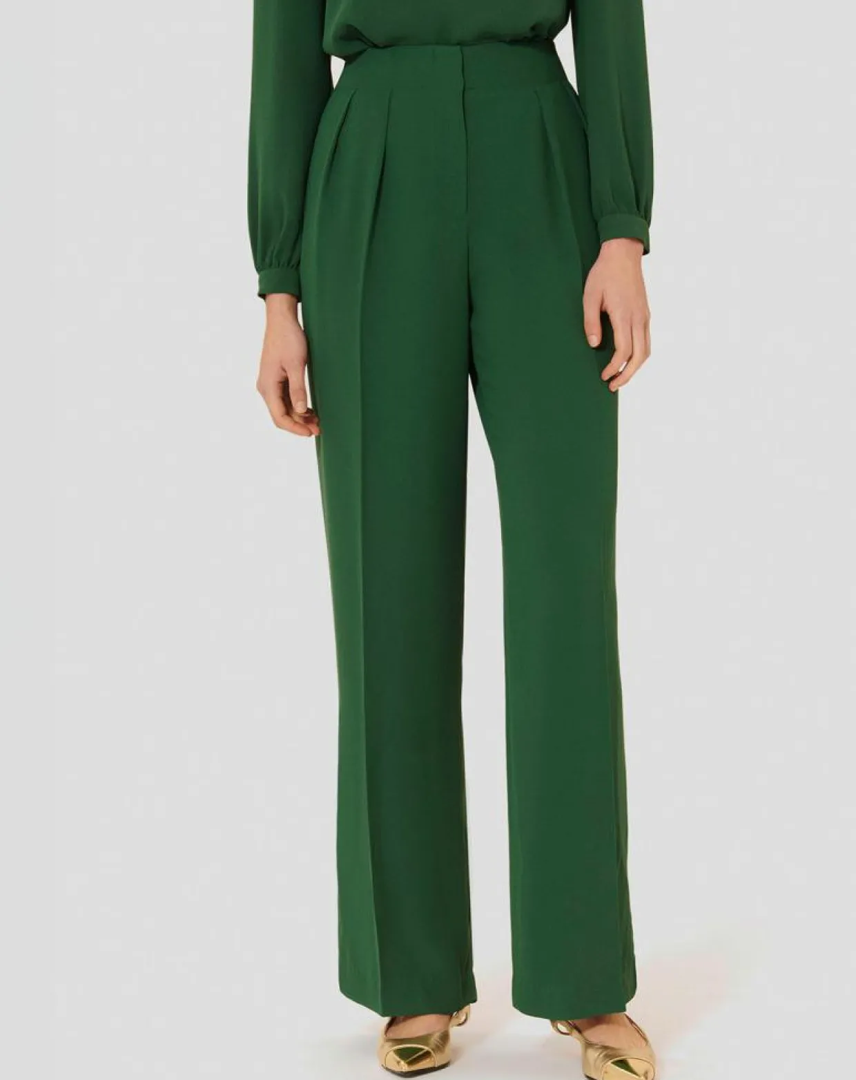 Femme Tara Jarmon Pantalons^Pantalon Parigi vert