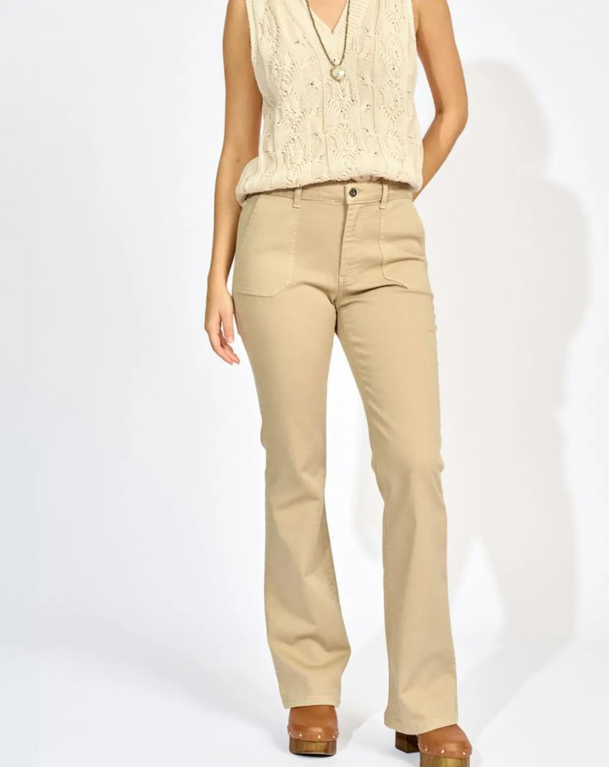 Femme Lauren Vidal Pantalons^Pantalon Patsi beige