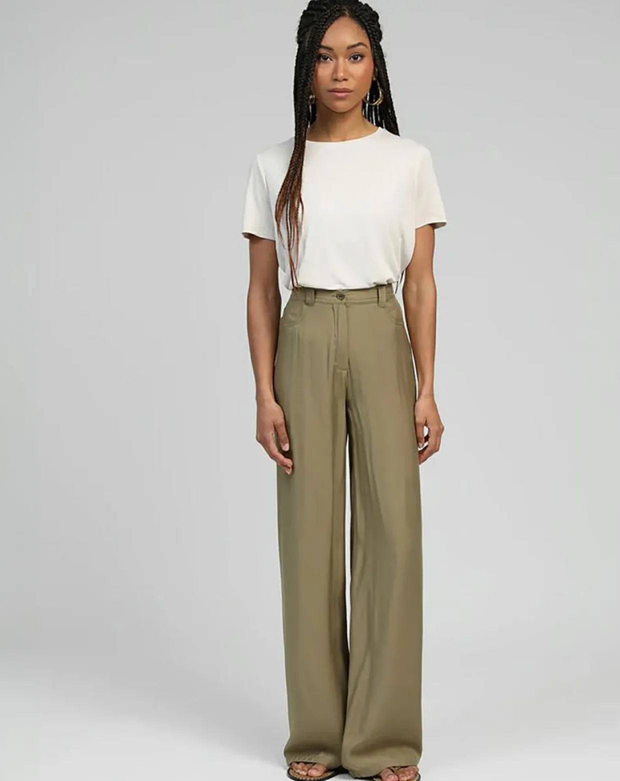Femme An'ge Pantalons^Pantalon Phoebelane kaki