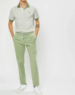 Pantalon Pigment Jogger kaki-Hackett London