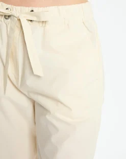 Pantalon popeline taille élastique beige-Marc O'Polo Discount