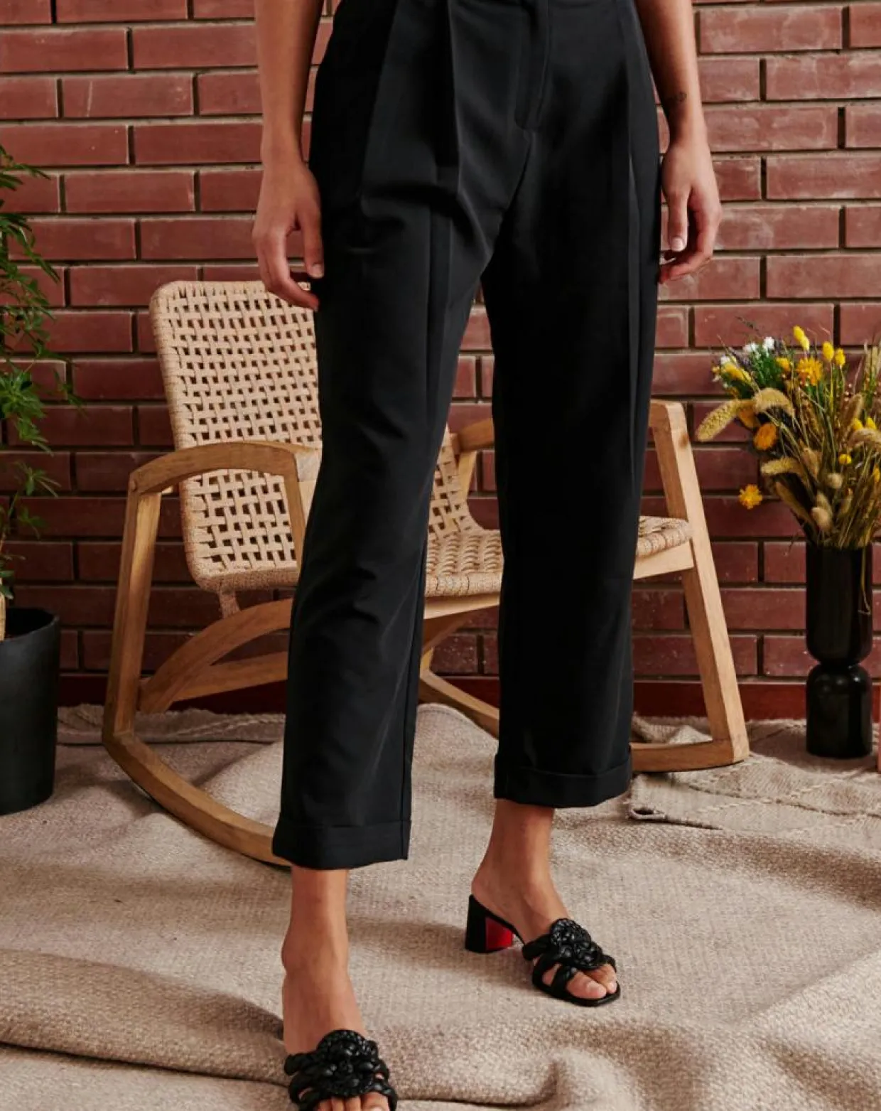 Pantalon Portia noir-Belair New