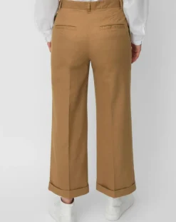 Pantalon Ramie marron-Marc O'Polo Discount