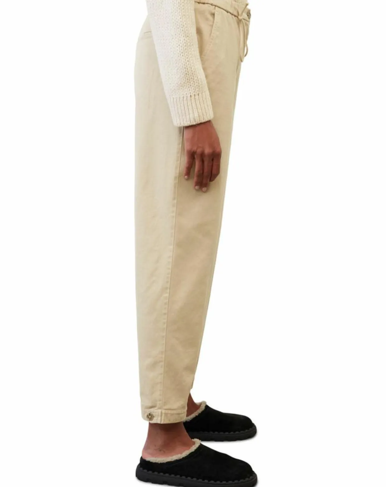 Femme Marc O'Polo Pantalons^Pantalon relax chino beige