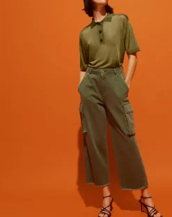 Femme Chloé Stora Pantalons^Pantalon Robin kaki