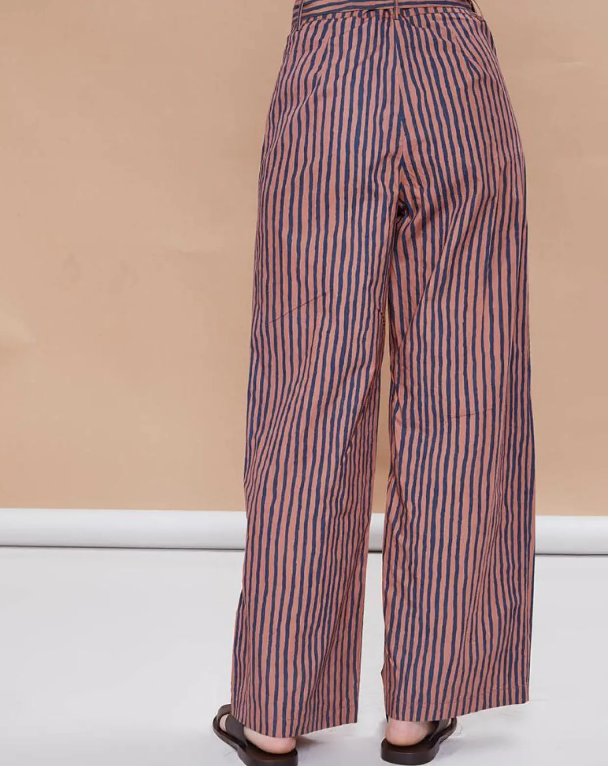Femme Mare di Latte Pantalons^Pantalon Santa Fe rayé rose/bleu