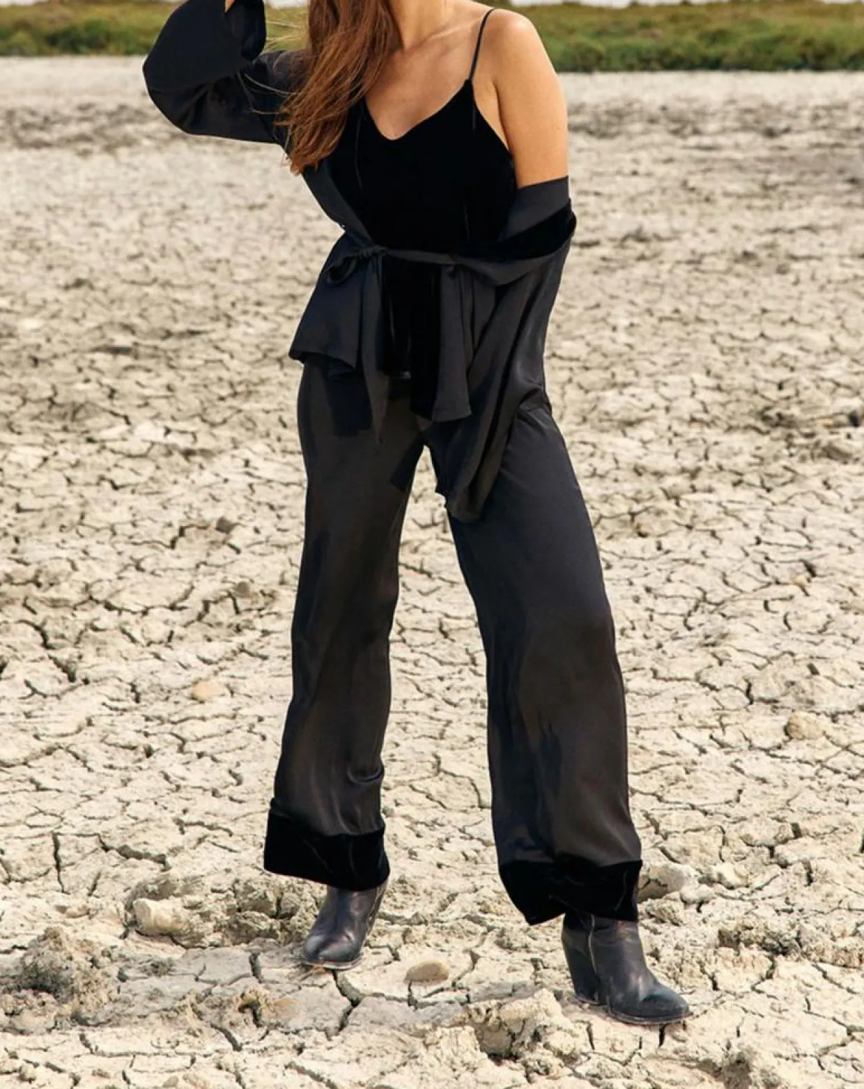 Femme Lauren Vidal Pantalons^Pantalon Shadow noir