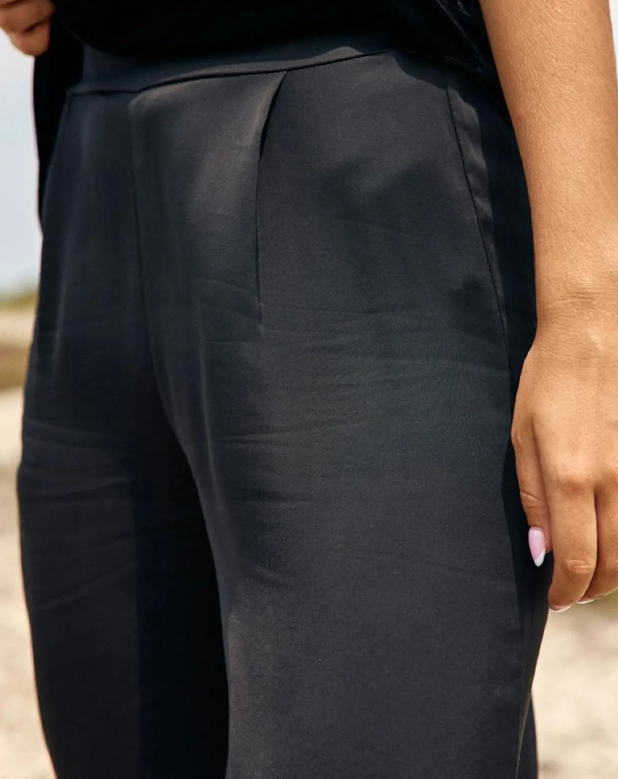Femme Lauren Vidal Pantalons^Pantalon Shadow noir