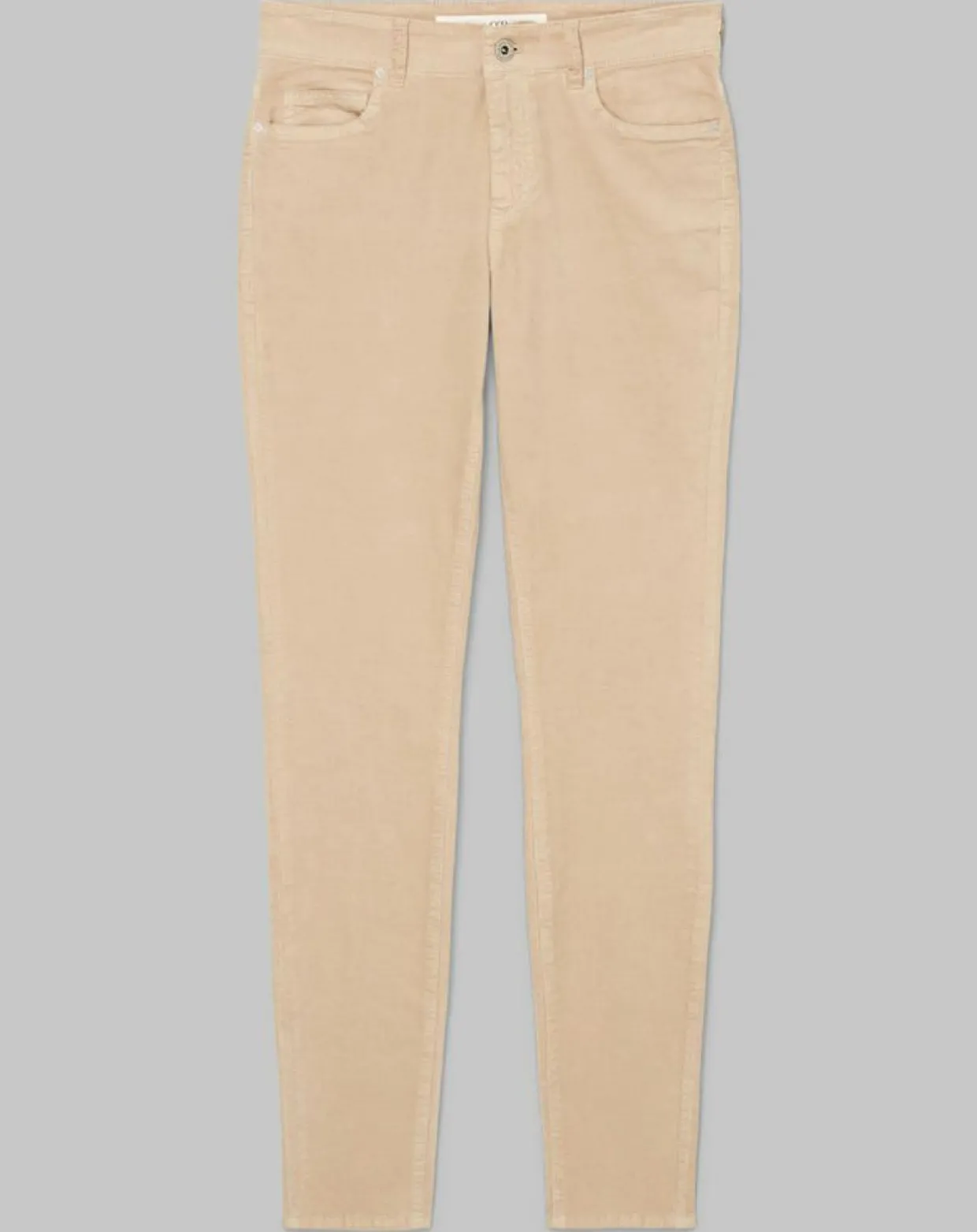 Pantalon slim Albi effet Velours beige-Marc O'Polo Clearance