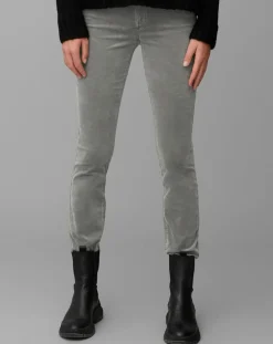 Femme Marc O'Polo Pantalons^Pantalon slim Albi effet Velours gris clair