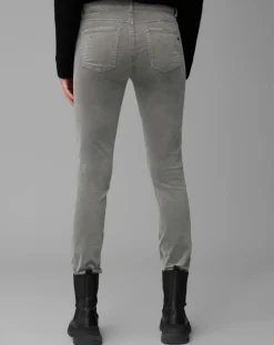 Femme Marc O'Polo Pantalons^Pantalon slim Albi effet Velours gris clair