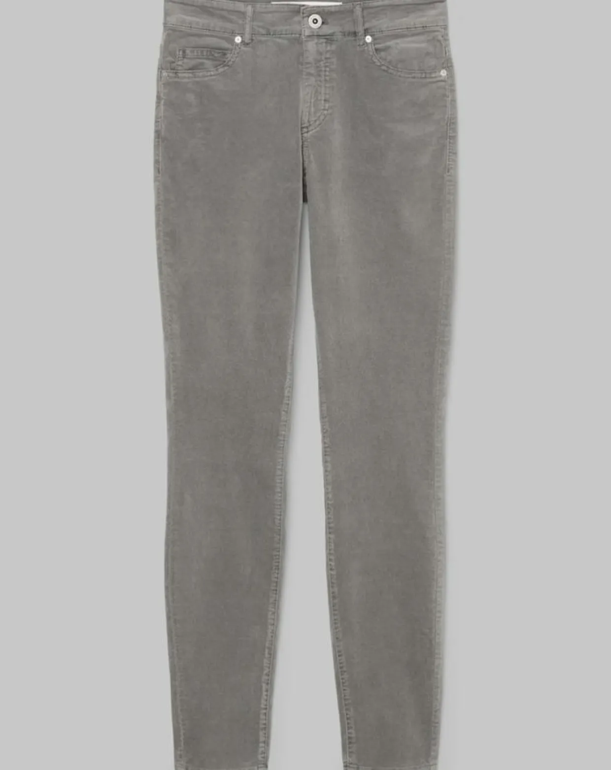 Femme Marc O'Polo Pantalons^Pantalon slim Albi effet Velours gris clair