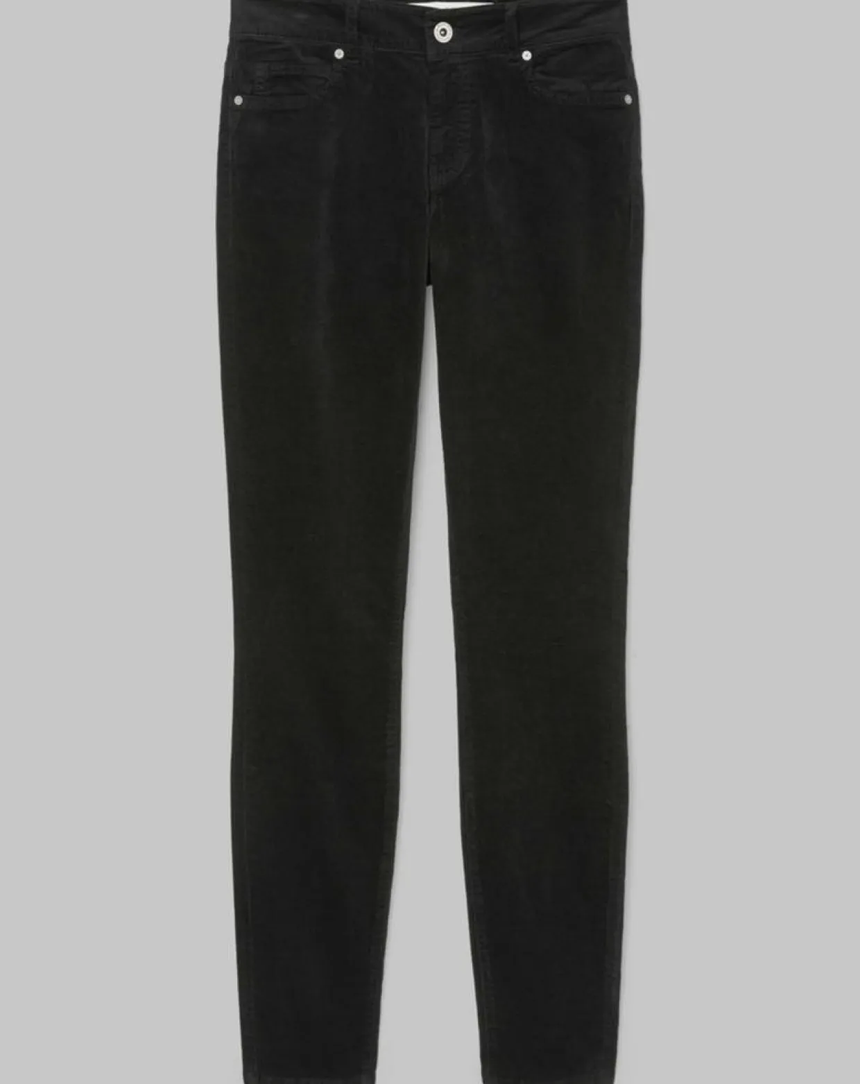 Femme Marc O'Polo Pantalons^Pantalon slim Albi effet Velours noir