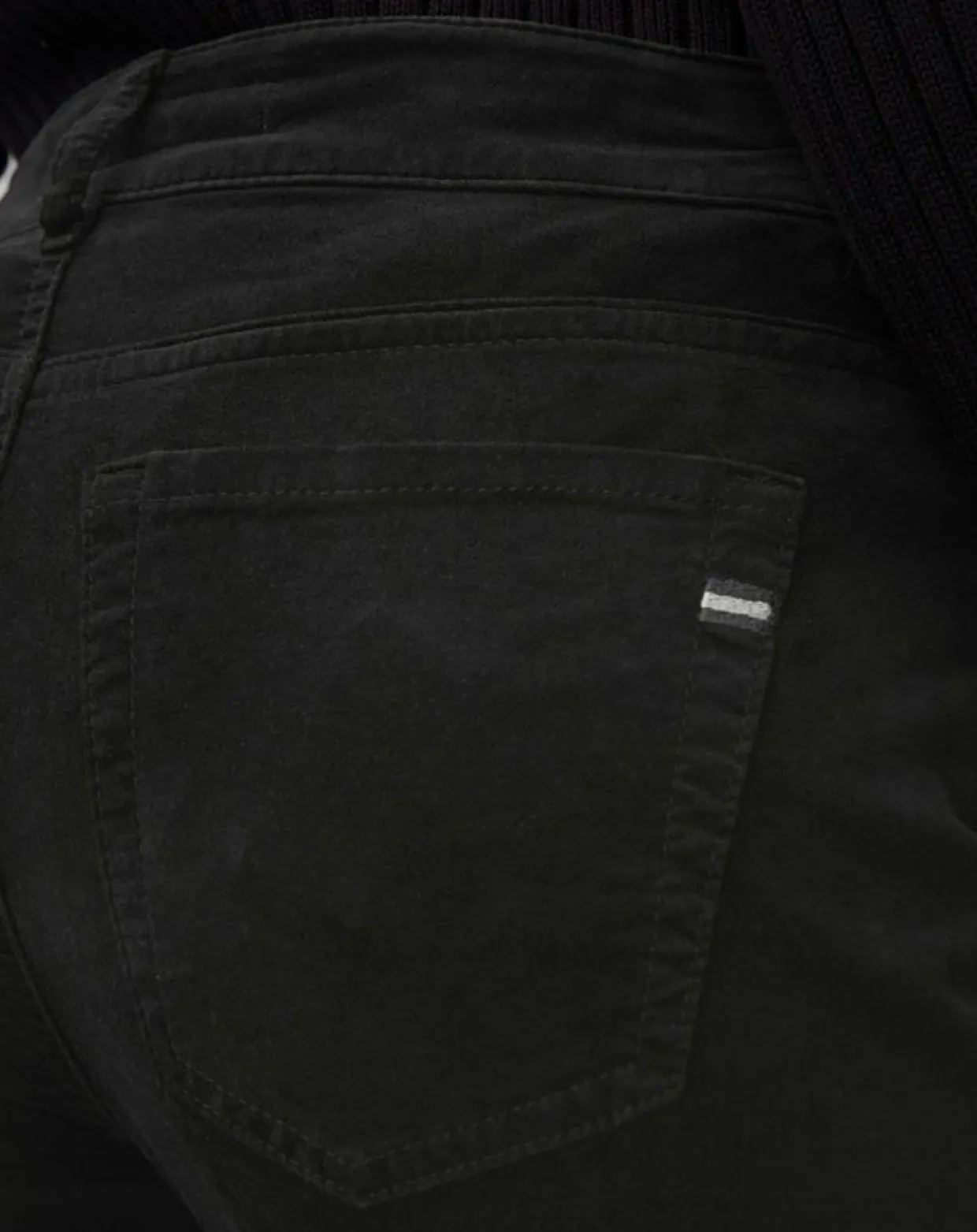 Femme Marc O'Polo Pantalons^Pantalon slim Albi effet Velours noir