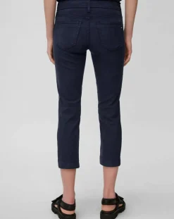Pantalon slim crop Lulea bleu marine-Marc O'Polo Outlet