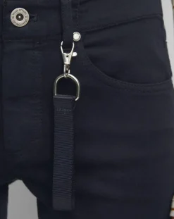 Pantalon Slim en Coton bio mélangé Mavas bleu marine-Marc O'Polo Hot