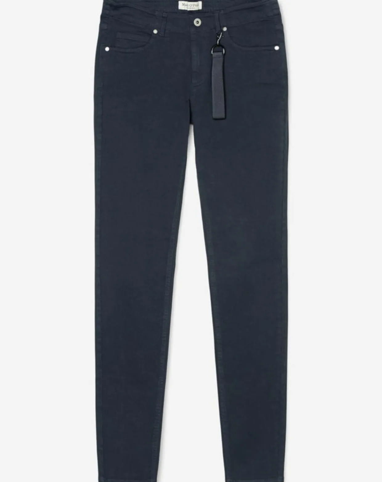 Pantalon Slim en Coton bio mélangé Mavas bleu marine-Marc O'Polo Hot