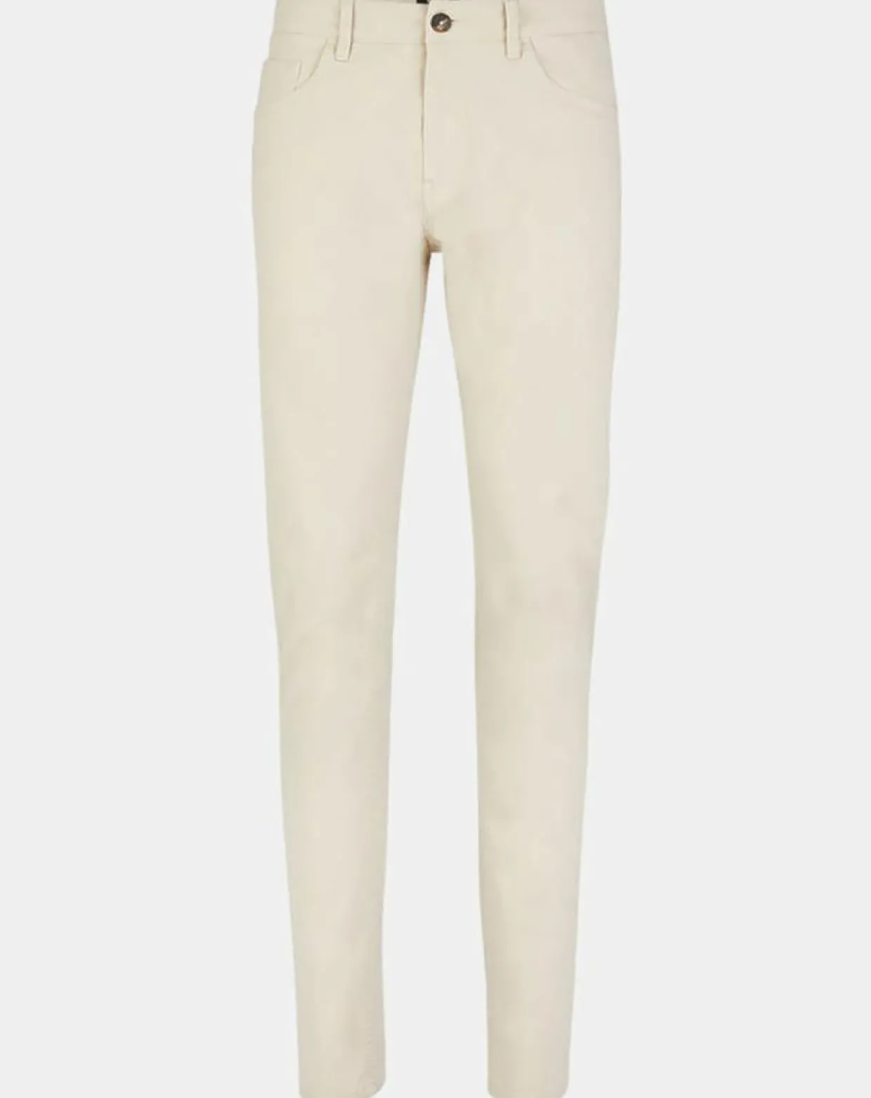 Pantalon Slim en Coton Bio Kuflex écru-Galeries Lafayette Hot