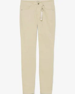 Pantalon Slim en Velours de coton bio Mavas écru-Marc O'Polo New