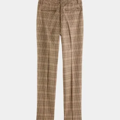 Femme Scotch & Soda Pantalons^Pantalon Slim Fit à carreaux beige/marron