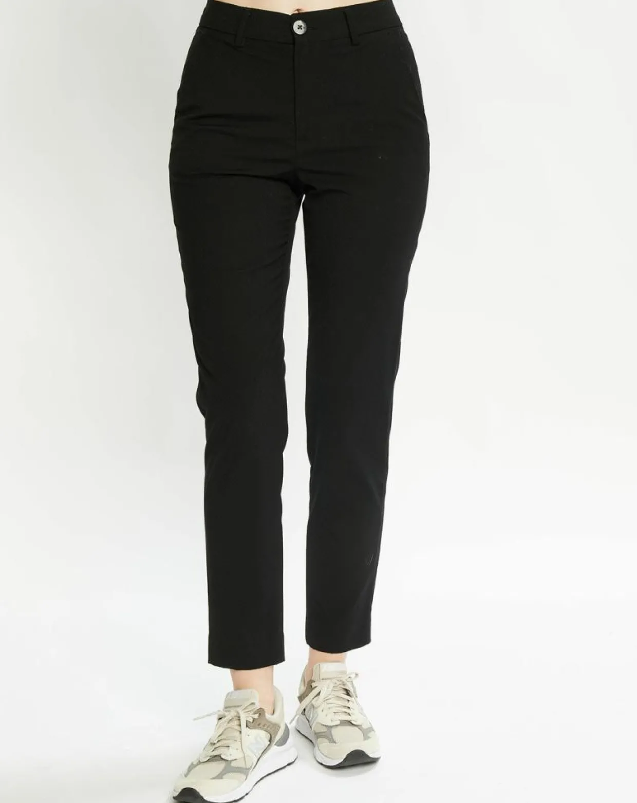 Femme Scotch & Soda Pantalons^Pantalon Slim Fit fluide noir