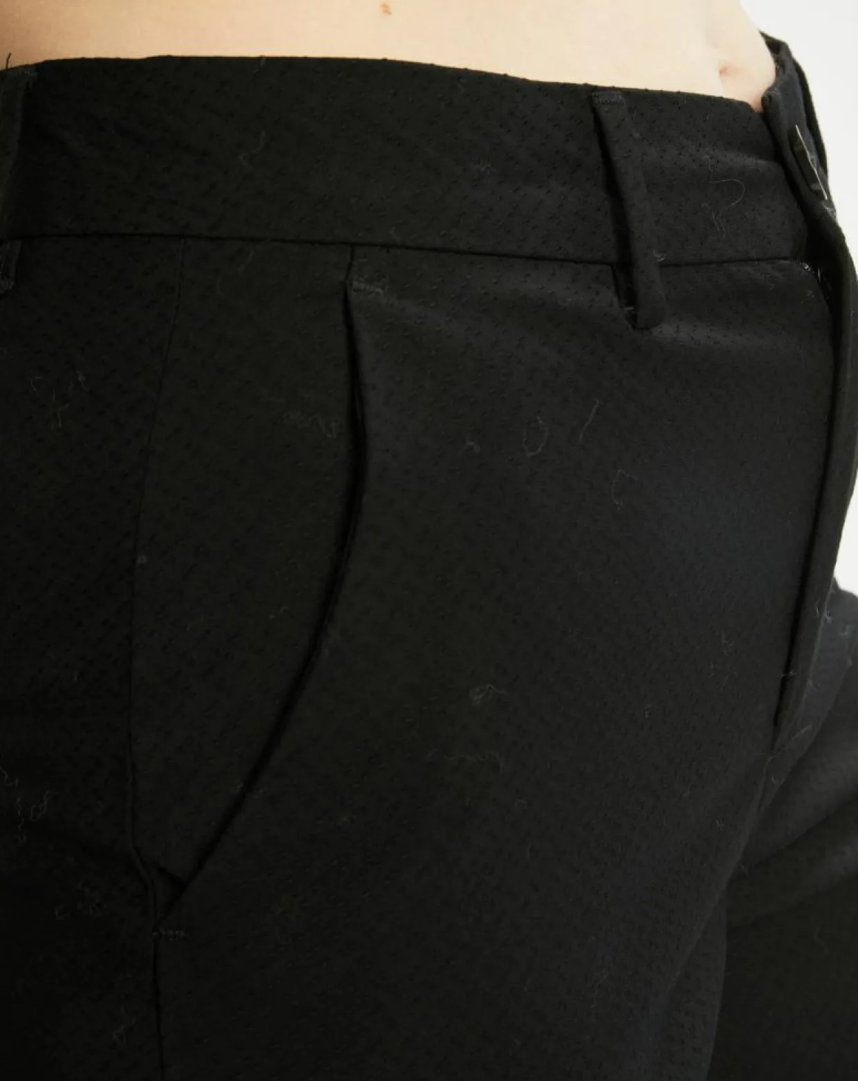Femme Scotch & Soda Pantalons^Pantalon Slim Fit fluide noir