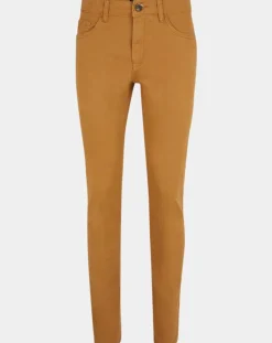 Pantalon slim Kuflex Flex camel-Galeries Lafayette Clearance