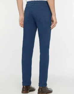 Pantalon slim Kuflex Flex bleu-Galeries Lafayette Outlet