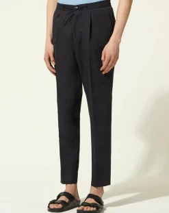 Homme Galeries Lafayette Pantalons^Pantalon slim Kujog bleu marine