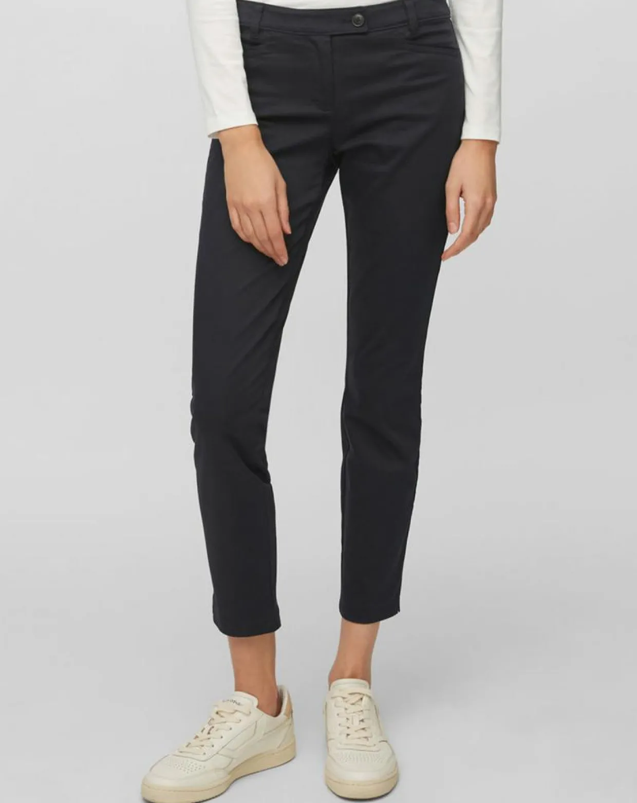 Femme Marc O'Polo Pantalons^Pantalon slim Laxa bleu marine