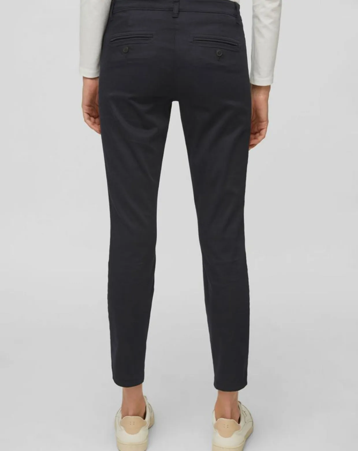Femme Marc O'Polo Pantalons^Pantalon slim Laxa bleu marine