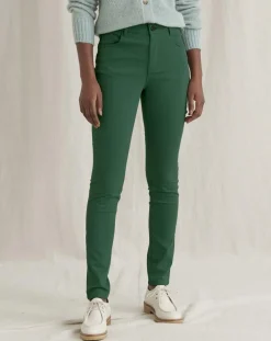 Pantalon slim 7/8ème Sacha vert-Cyrillus Clearance