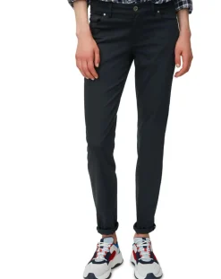 Pantalon slim stretch Alby bleu marine-Marc O'Polo Clearance