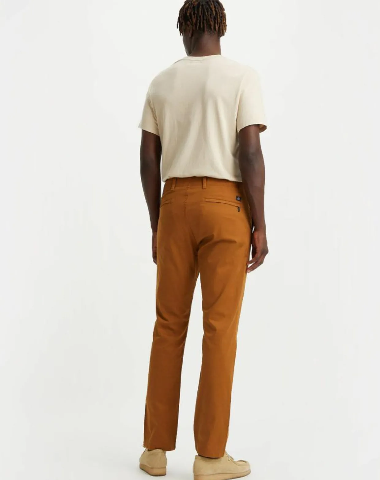 Pantalon Smart 360 Flex Alpha Slim marron clair-Dockers Hot