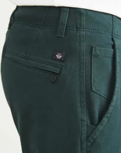 Pantalon Smart 360 Flex Alpha Skinn vert foncé-Dockers Best