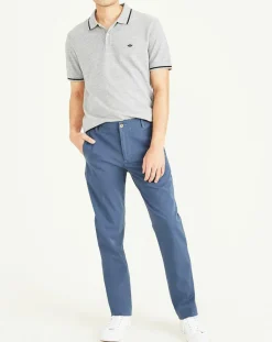 Homme Dockers Pantalons^Pantalon Smart 360 Flex Alpha Khaki Slim Fit bleu moyen