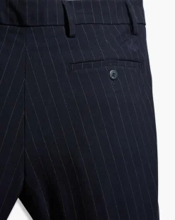 Pantalon Smart 360 Flex Trouser Slim Fit à rayures bleu foncé-Dockers Online
