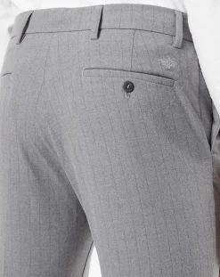 Pantalon Smart 360 Flex Trouser Slim Fit à rayures gris-Dockers Best