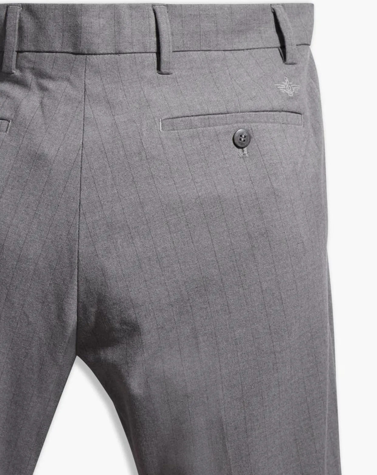 Pantalon Smart 360 Flex Trouser Slim Fit à rayures gris-Dockers Best