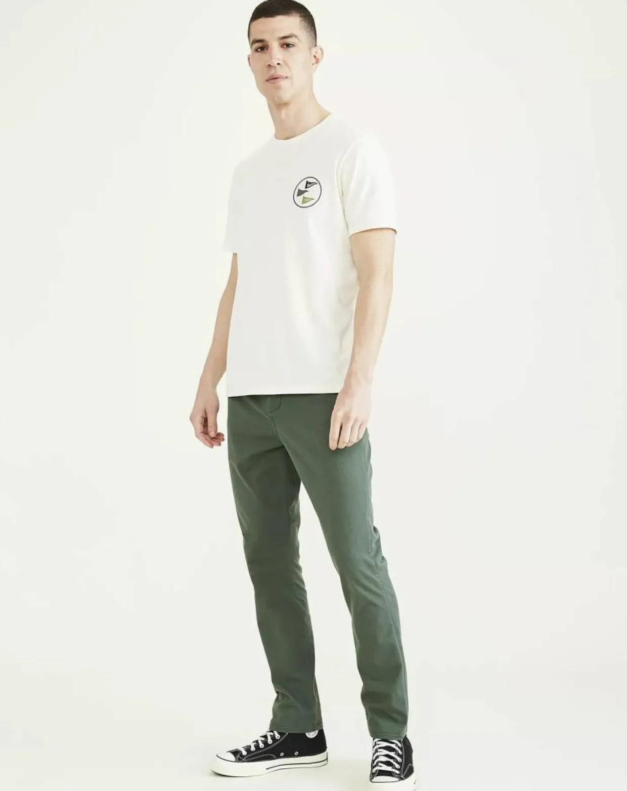 Pantalon Smart Supreme Flex Skinny vert moyen-Dockers Online