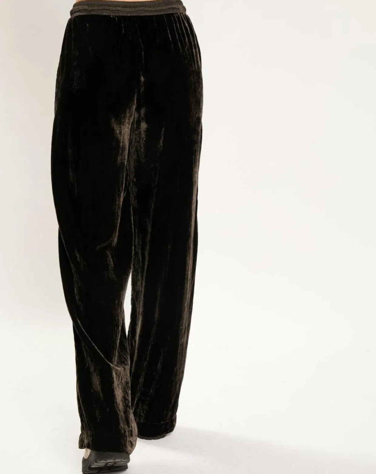 Pantalon Solo café-Lauren Vidal Clearance