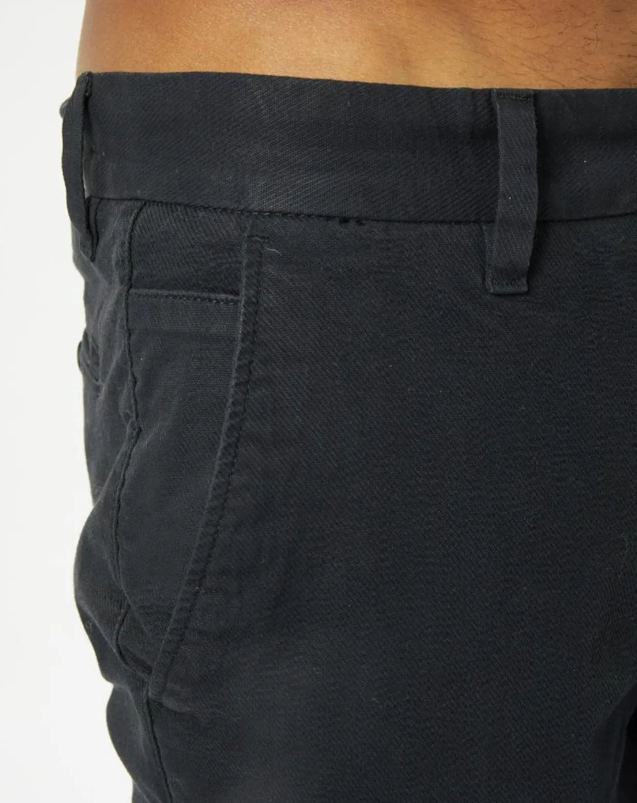 Pantalon Stig Tapered twill noir-Marc O'Polo Outlet