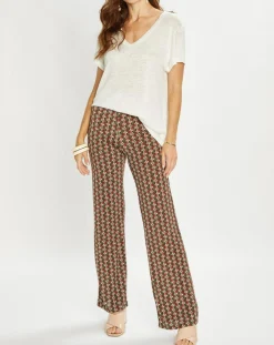 Pantalon Store imprimé forêt-Lauren Vidal Sale