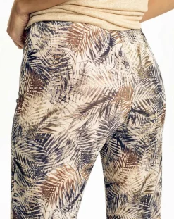 Pantalon Store indigo/beige-Lauren Vidal Online