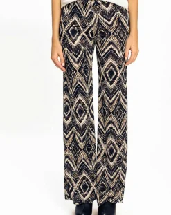 Femme Lauren Vidal Pantalons^Pantalon Store multicolore