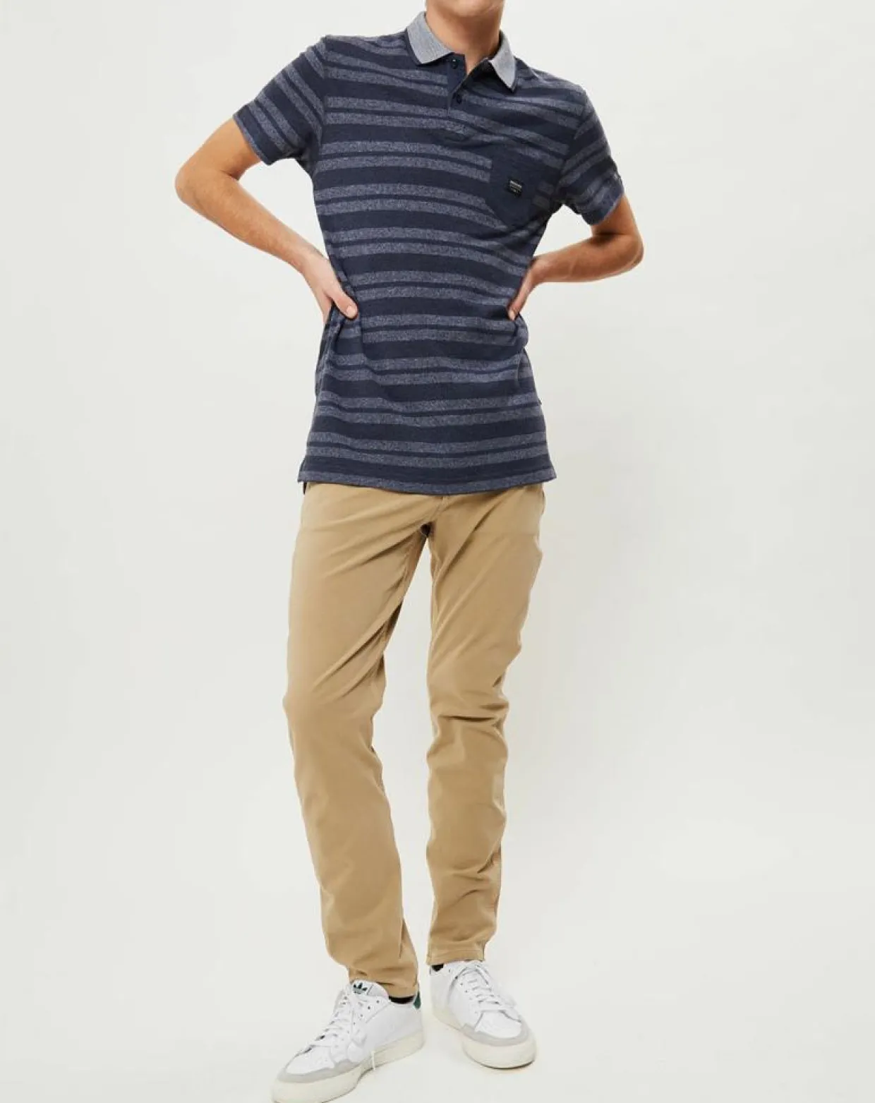 Pantalon Straight Stretch Krandy beige-Quiksilver New
