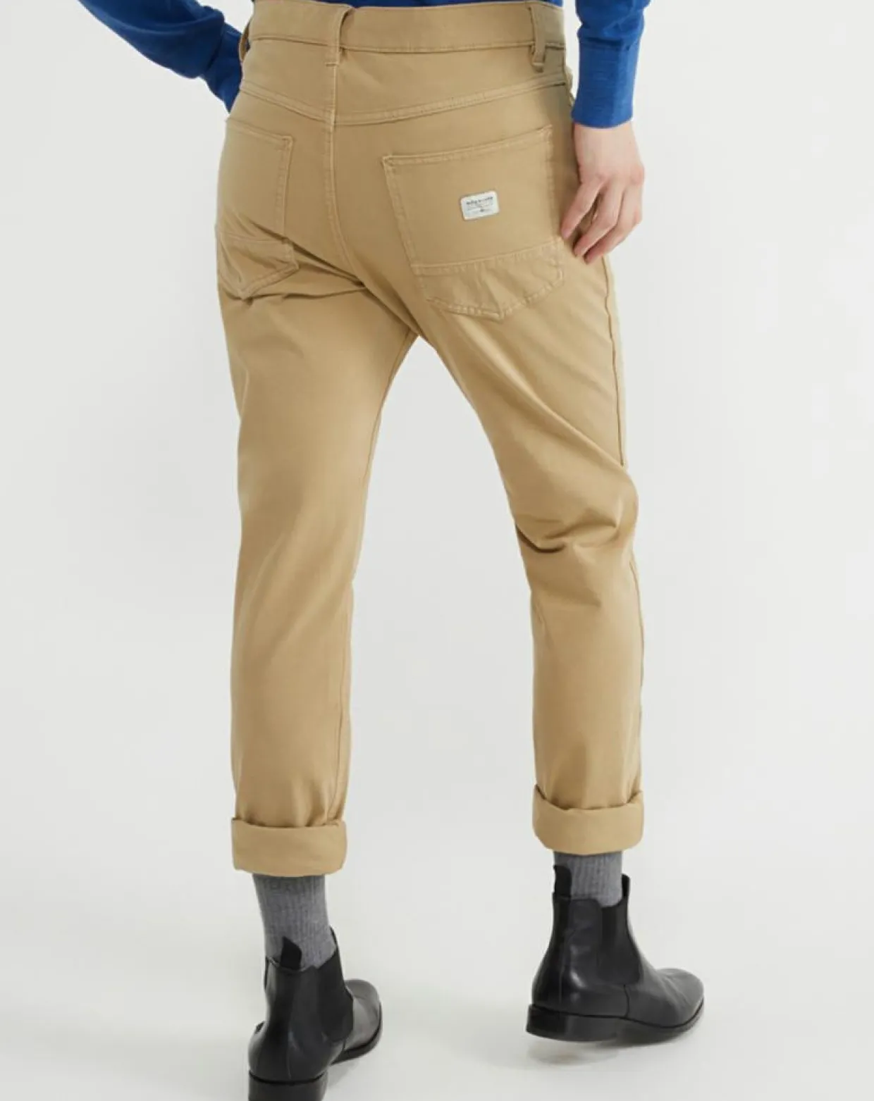 Pantalon Straight Stretch Krandy beige-Quiksilver New
