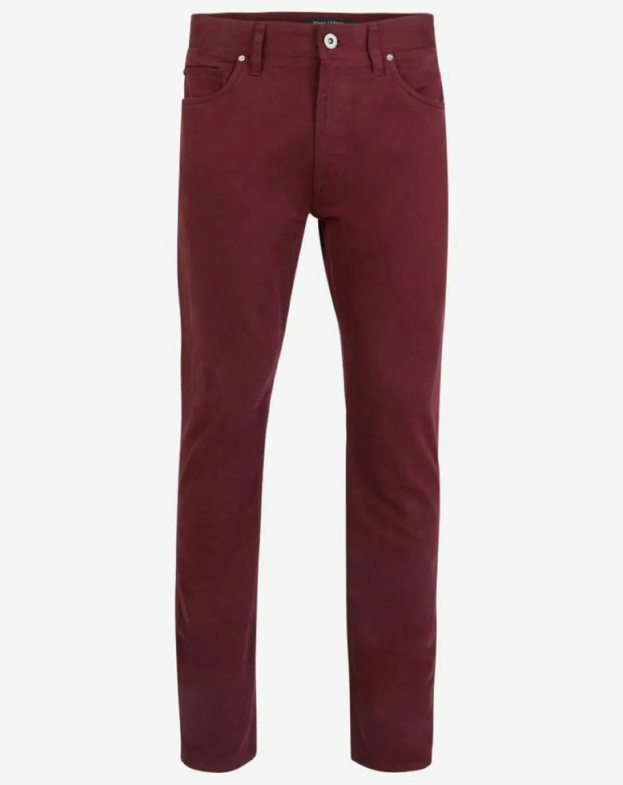 Pantalon stretch droit 5 poches bordeaux-Marc O'Polo Online